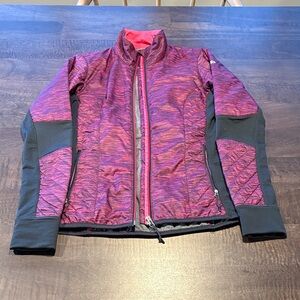 Icebreaker Women's Pink and Black Ski Jacket